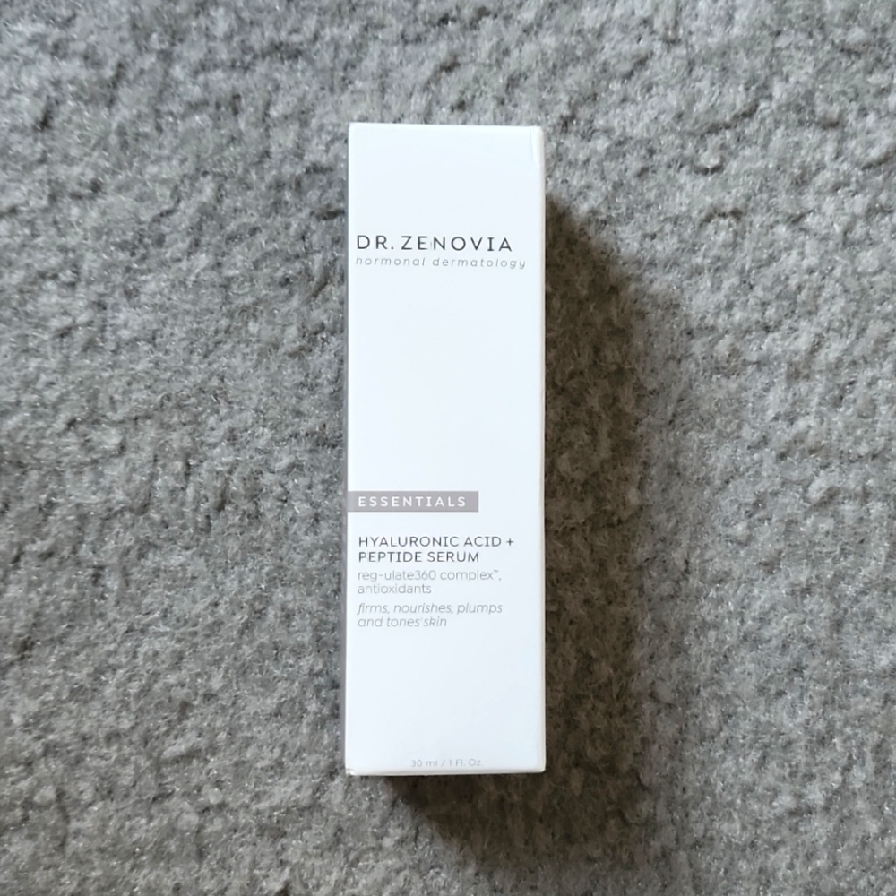 Dr. Zenovia Hyaluronic Acid + Peptide Serum.